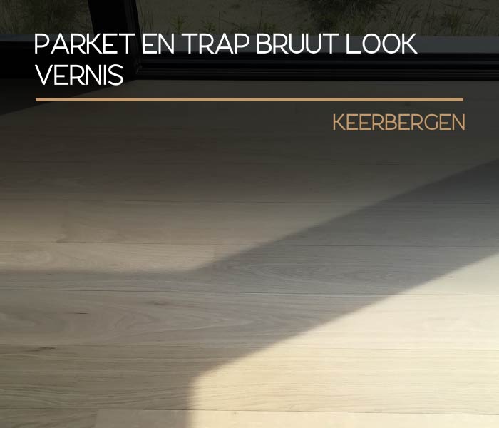 Prime Bis Parket en trap - bruut look vernis - Keerbergen