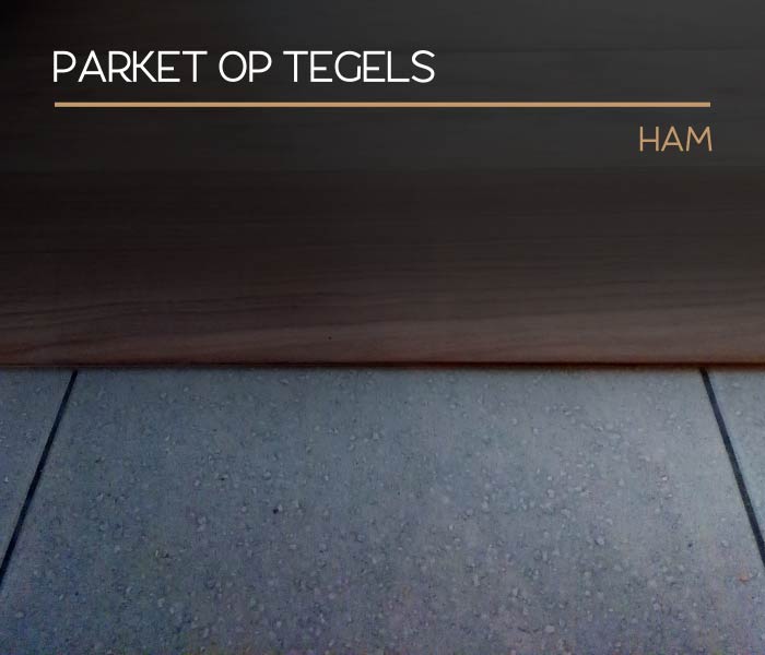 Parket op tegels geplaatst (Ham)